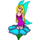 fairy on flower