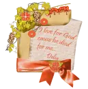 I live for God...Delia