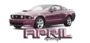 pink mustang april
