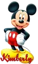 MICKEY WITH THE NAME KIMBERLY