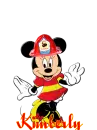 MINNIE WITH THE NAME KIMBERLY