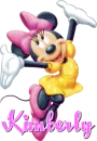 MINNIE WITH THE NAME KIMBERLY