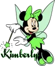 MINNIE WITH THE NAME KIMBERLY