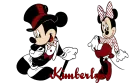 MICKEY AND MINNIE WITH THE NAME KIMBERLY