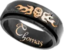 orange skull ring thomas