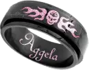 pink skull ring aggela