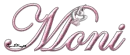 pink Los Angeles Lakers swinging heart charm moni