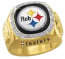 pittsburgh steelers diamond ring rob