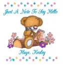 JUST A NOTE TO SAY HELLO HUGS, KEALEY