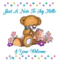 JUST A NOTE TO SAY HELLO & YOUR WELCOME