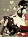 listening to music