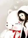 girl with teddy