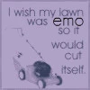 i wish my lawn was emo