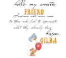 Hello my sweetie....GILDA