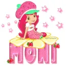 Strawberry Shortcake name tag