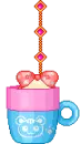 cutie in mug charm