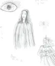 Elf/fairy hand drawn