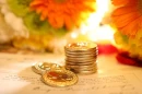  coins & flowers