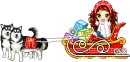 riding in sleigh