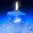blue candle