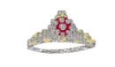 2 Tones Crown with Diamonds