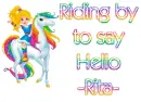 rainbow hello rita
