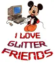 I Love Glitter Friends