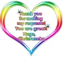 christaneka rainbow heart
