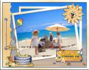 at the beach