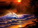SUNSET SEA