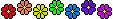 Rainbow Flowers