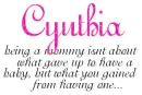 CYNTHIA
