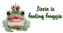  jirzie is feeling froggie