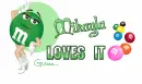 Mikayla loves it-m&m-green