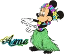 ASMA Hula Minnie Mouse