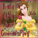 belle,thanks,comments