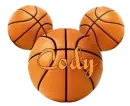 MICKEY HEAD WITH THE NAME CODY