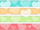 colorful hearts