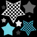 checkered stars