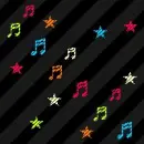 music notes stripes