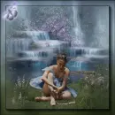 BY THE WATERFALL