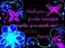 Pink Flower-Thank you