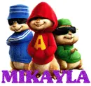 Mikayla with Alvin & The Chipmunks