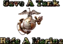 Save A Tank Ride A Marine