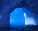 Ice in the water