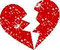 Red Broken Heart