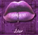 Lisa kissing lips