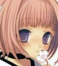 beautiful anime girl with flower