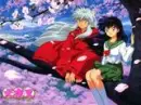 InuYasha and Kagome sitting together