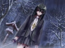 girl in the rain